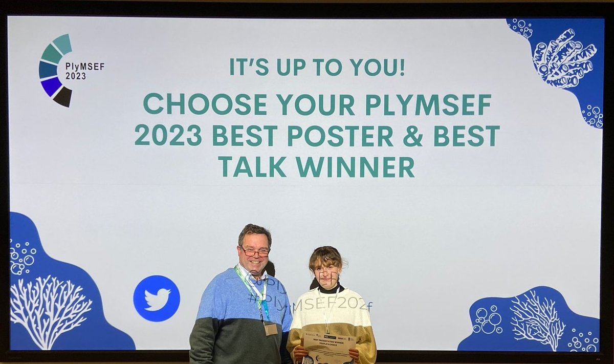 At #PlyMSEF2023 we let the attendees get there vote! ✨ For people's choice awards the audience voted for 🥁... Best Presentation: Charlotte Clubley Best Poster: @MaxineCanvin