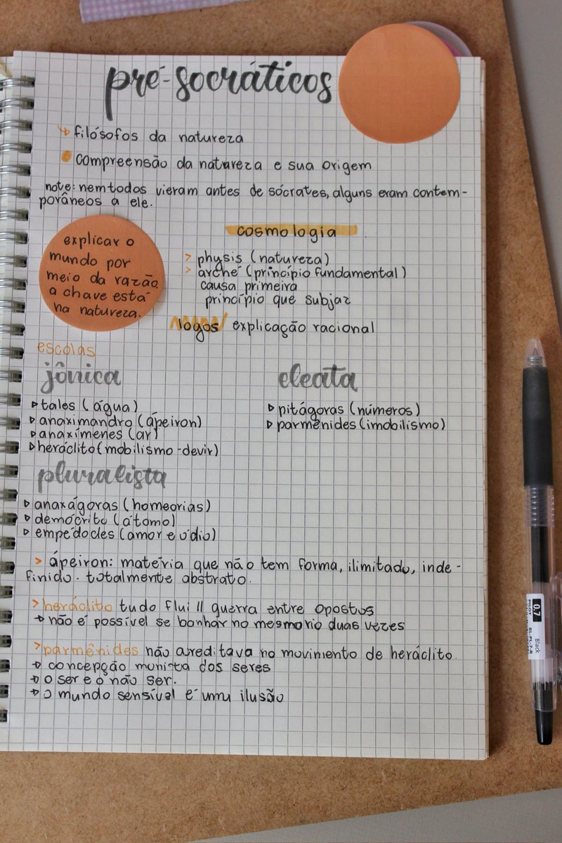 larinhastudy_'s tweet image. Resumo filosofia: pré socraticos
