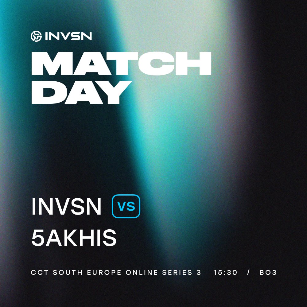 InvsnTeam's tweet photo. Our match at #CCT South Europe Online Series #3 is starting soon!

📺https://t.co/aVWZqjluX1

#INVSNTEAM #CSGO https://t.co/PivUX6TgK3