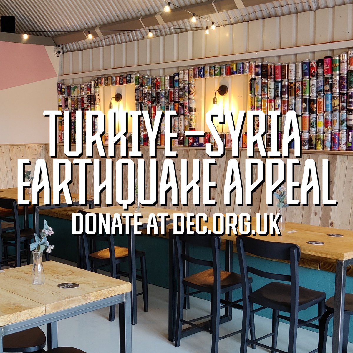 Türkiye is very close to our hearts at LMB as Pelin, one of our founders, is originally from there. 5% of this week's Little Martha beer sales will go to help the relief efforts in Türkiye and Syria. If you'd like to donate directly then go to donation.dec.org.uk