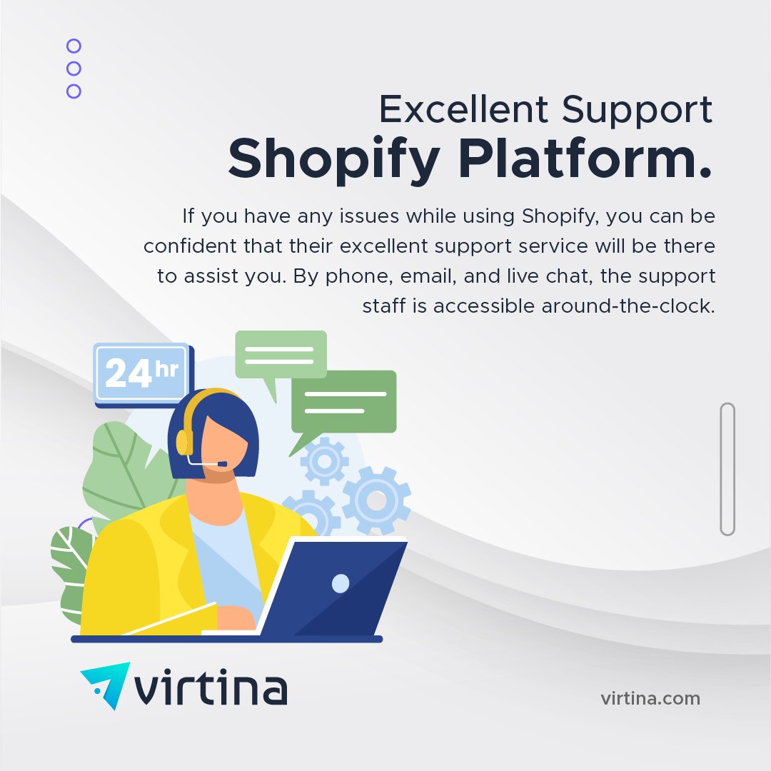 VirtinaPro's tweet image. The Shopify support team is knowledgeable, friendly, and always eager to assist you in any way possible. Whether you need help setting up your store, configuring a new feature, or resolving a technical issue, their support team will guide you through every step. 

#ShopifySupport