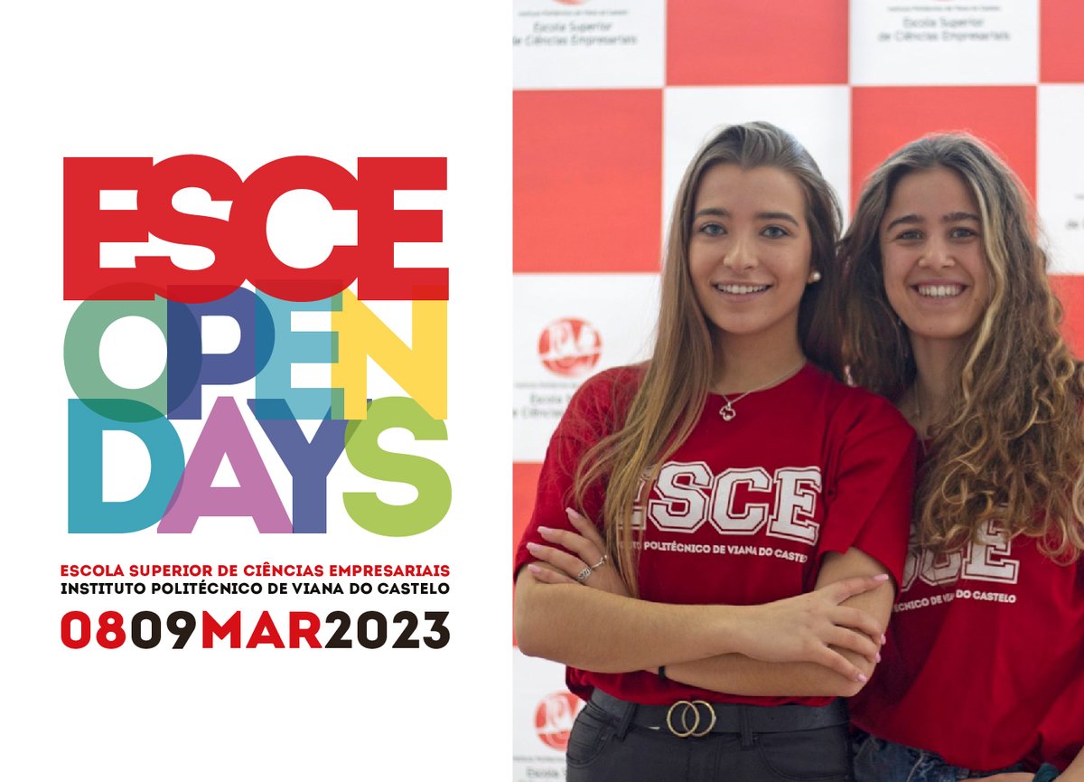 esceunipvc's tweet photo. Inscrição de voluntários | ESCE Open Days 2023
Se quiseres ser um dos estudantes que irá colaborar na organização do evento, preenche o seguinte formulário e indica em que tarefas gostarias de colaborar:
https://t.co/AyYkvmhuyW
Contamos contigo! 
ESCE-IPVC o teu 🔴 de partida! https://t.co/Lr19yRiFJa