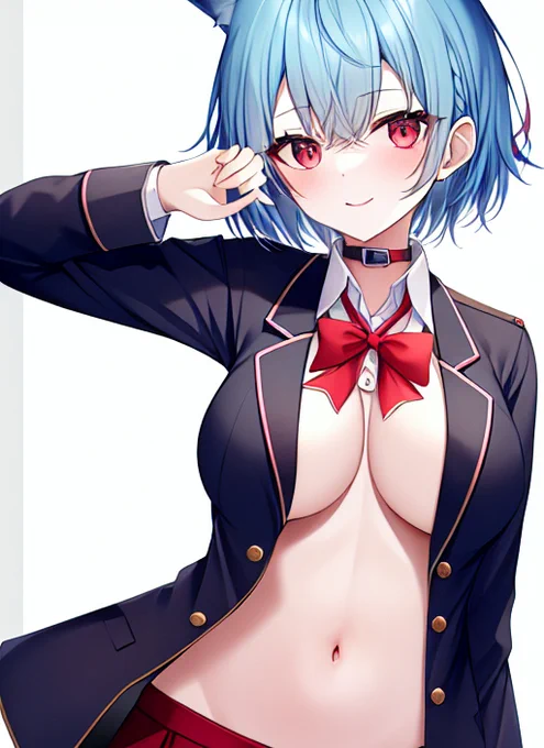 AIにうちの子ネウさん描かせてみようとしたけど、何度やっても髪型外ハネにしてくれないし、モミアゲは伸ばしてくれないし、赤いヘアバンド付けてくれないし、胸は盛るんでやっぱAI絵師は信じられない(偏見 