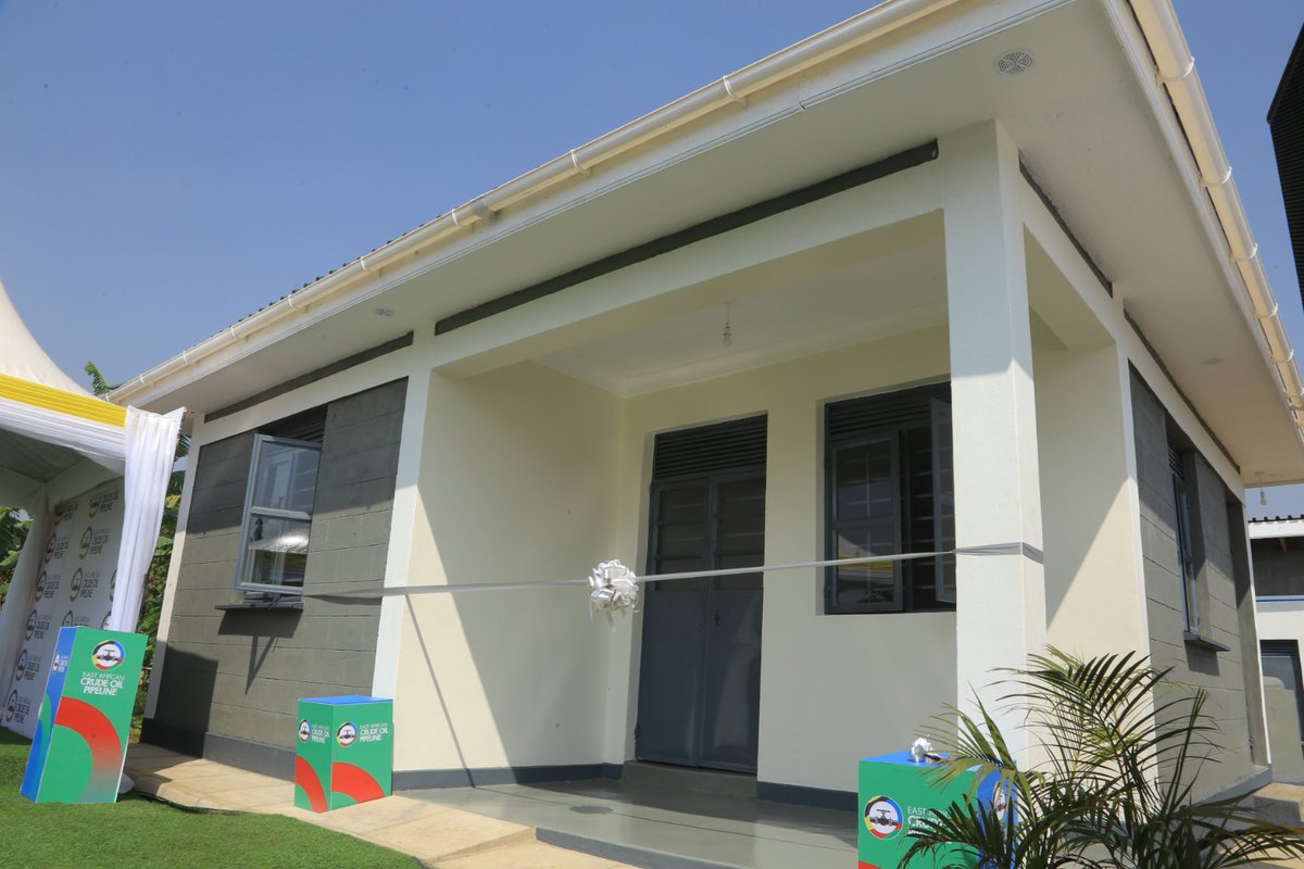 EACOP_'s tweet photo. I am excited to finally receive the keys to my new home! Thanks to EACOP for fulfilling their commitment to me. Mama Rosemary Namatta a Project Affected Person. #WeAreEACOP #EACOP https://t.co/NlwLKjkUrZ