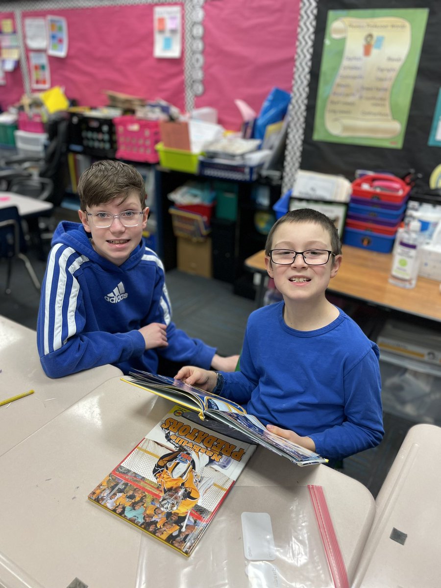 msshreves's tweet photo. We love buddy time with @HuttonMs https://t.co/ROxzG5b4nJ
