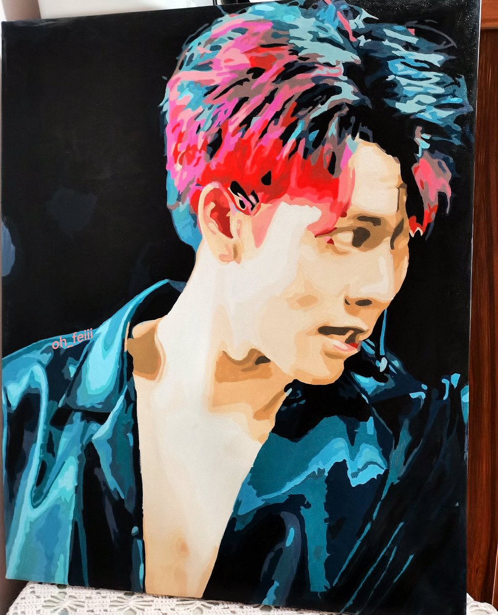 fei_oh's tweet photo. #CTRPANUWAT  #copter
@CTR2DAB  
@Copter_MomRonk
The effect of the painting is not as handsome as Copter,but also take photos🤪It was not sent out on Copter's birthday due to network reasons. Now I still send you my late wishes.Happy birthday to Copter.We will always be with you❤️ https://t.co/od1zsF2fKN