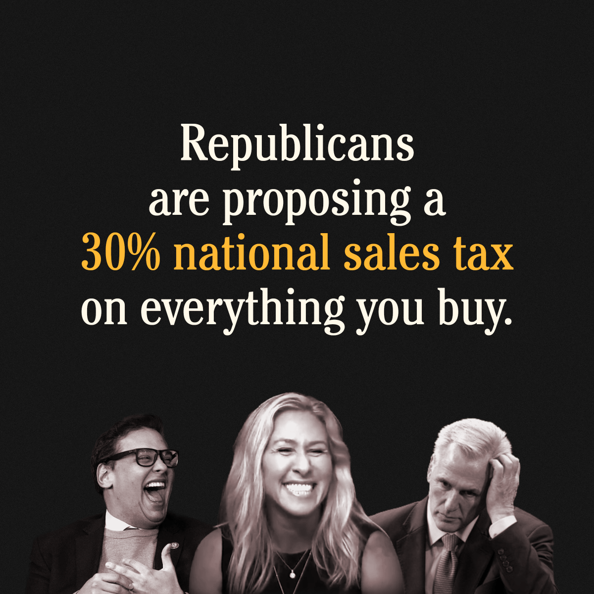 WillAtkins4FL's tweet photo. Republican tax plans would be a windfall for the rich, while making things like milk and eggs too expensive for the working class. https://t.co/H7aUUZK3GD
