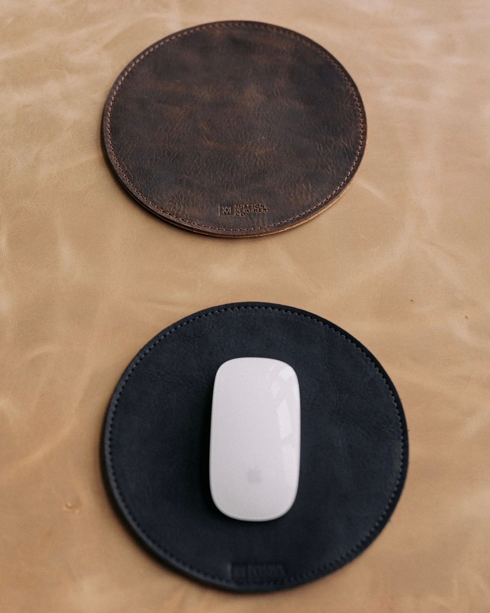 missionleather's tweet photo. Leather mousepads are the ultimate statement piece for your office desk. It adds a little something special to your essential work supplies, and makes it feel more personal. https://t.co/BO9GRz2nxr