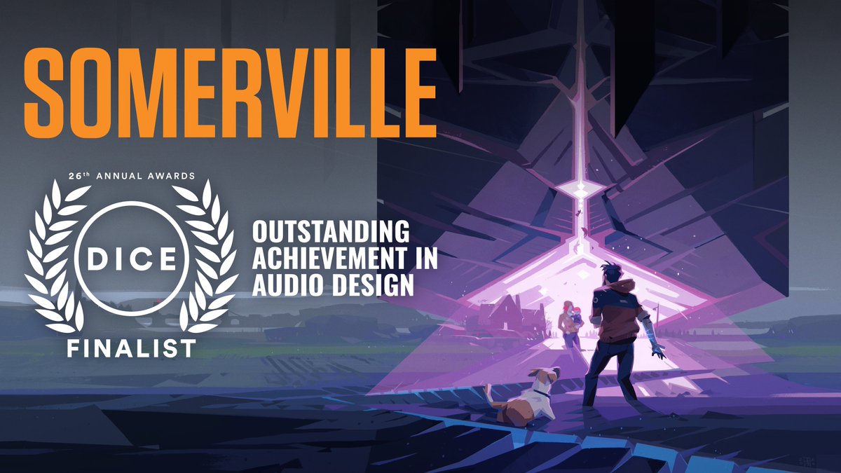 We are delighted to have been nominated for the #DICEAwards in the Outstanding Achievement in Audio Design category.