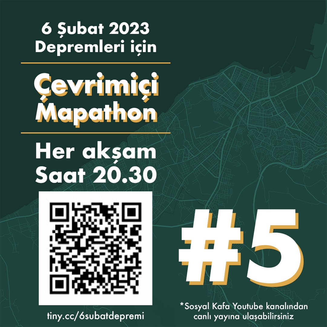 YerCizenler's tweet photo. 6 Şubat 2023'te gerçekleşen depremler ülkemizde geniş bir bölgeyi etkiledi. Yardım ve müdahale çalışmaları gerçekleştiren kişi ve kurumlara uzaktan destek olmak için eksik harita verilerini tamamlamaya devam ediyoruz. https://t.co/V9O17xCn3J