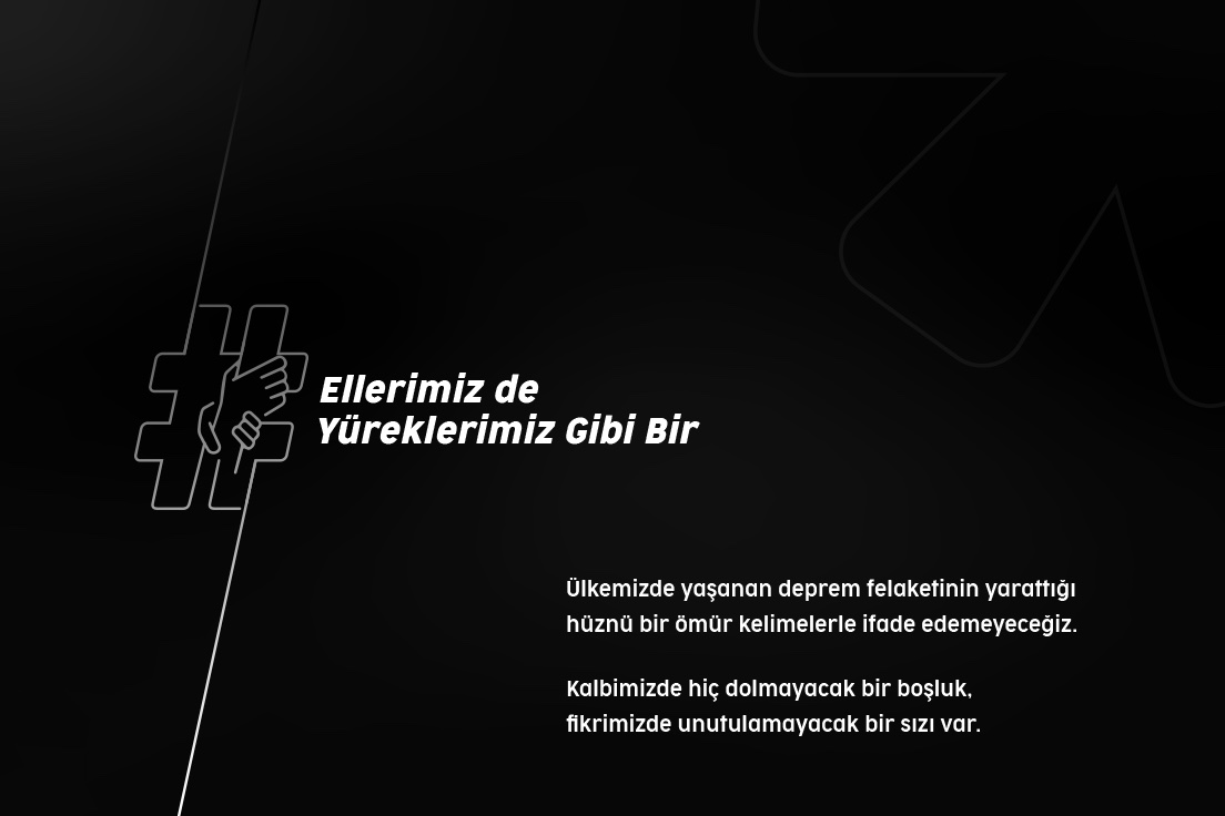 Tarifi imkânsız bu acı günlerde maddi manevi desteklerimizi esirgemedik, esirgemeyeceğiz.

Deprem felaketinde hayatını kaybeden vatandaşlarımıza Allah’tan rahmet, yaralılarımıza acil şifalar, görevli ve gönüllü çalışan tüm yurttaşlarımıza kolaylıklar dileriz.