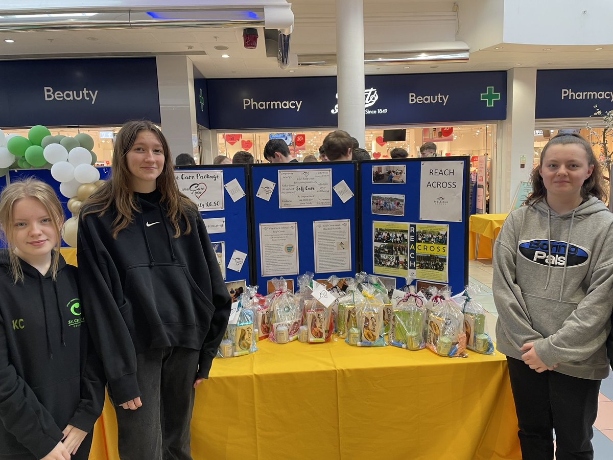 REACHAcross1's tweet photo. Delighted to take part in our first ever #YEBigMarket23 @YE_NI event today. For the group to sell out their Wee Care Packages was brilliant and to receive the Access Enterprise Award was the icing on the cake! https://t.co/7mjlr1tTbb