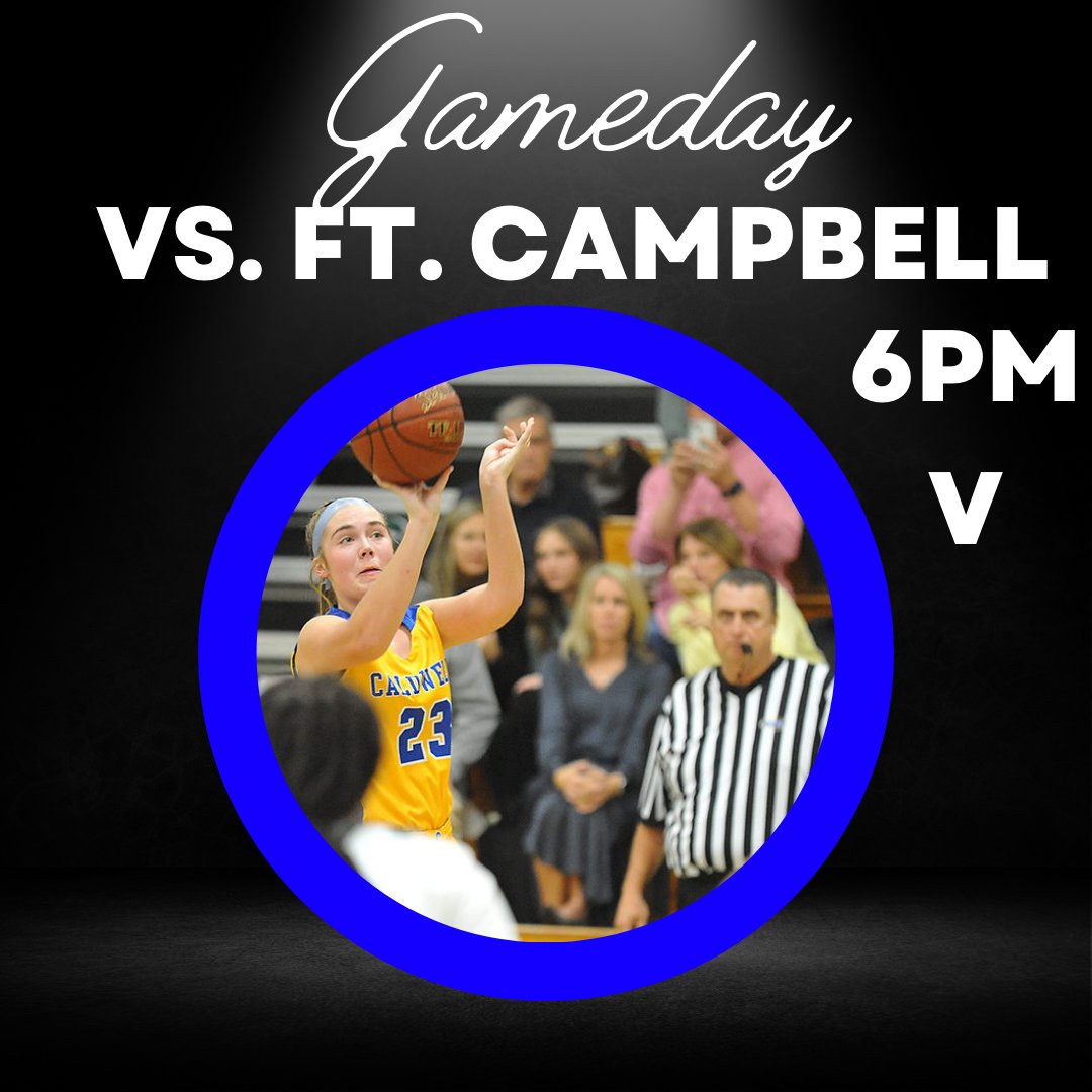 🏀GAMEDAY🏀

Caldwell County Lady Tigers play at home in matchup against the Lady Falcons from Ft. Campbell  in a 2nd region showdown. 

⏰ 6:00 PM
🆚 Ft. Campbell 
📍 Caldwell County High School
