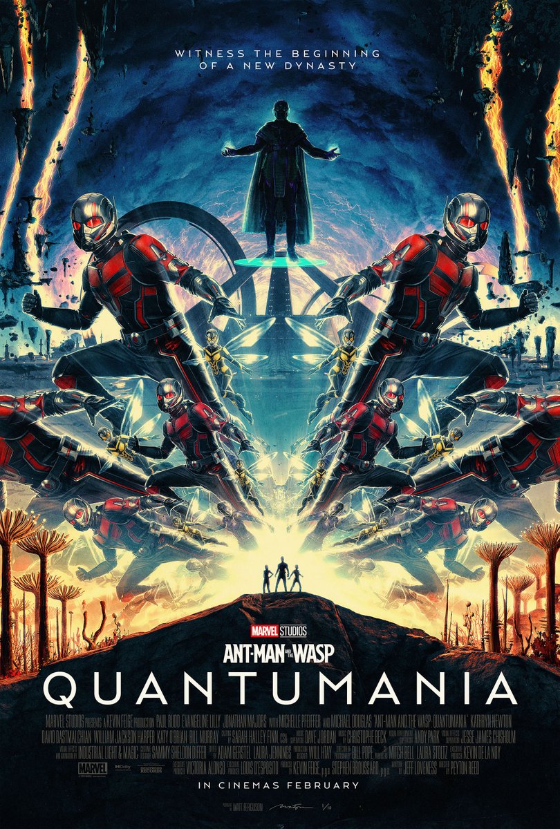 I'm so excited to reveal my official Ant-Man and the Wasp: Quantumania poster, made for Marvel Studios, exclusively for ODEON Cinemas Group & their 9 European markets. 10 winners will receive the art signed, numbered & framed by yours truly. Full details - odeon.co.uk/offers-and-com…