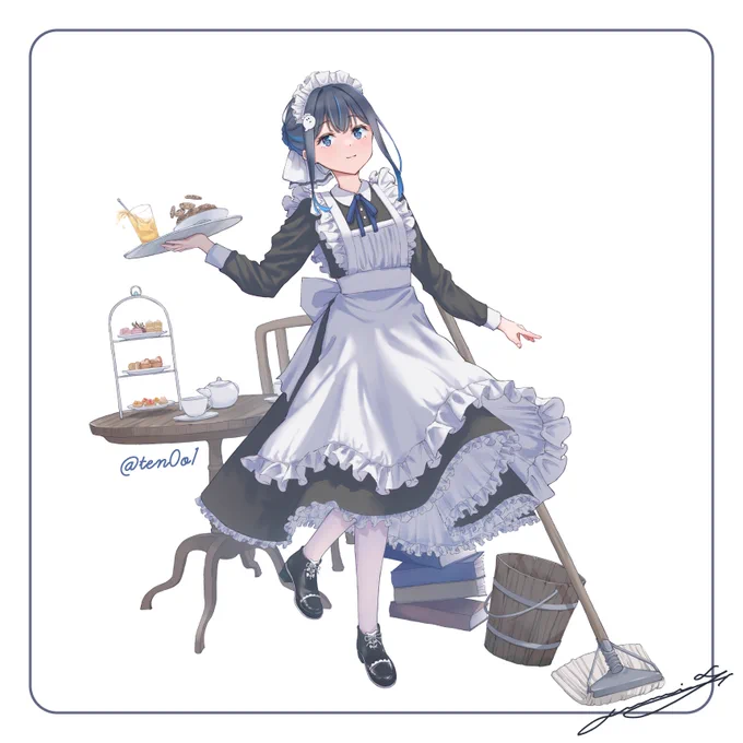 メイドてにょさん#にょあーと  (#ten0o1) 