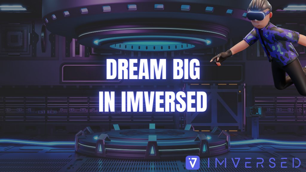 imversedhub's tweet photo. Say goodbye to limitations and hello to endless possibilities with Imversed. The future of the metaverse starts here. #VR #AR #FutureOfTheMetaverse #LimitlessPossibilities #Imversed https://t.co/mJ3BplnRS4