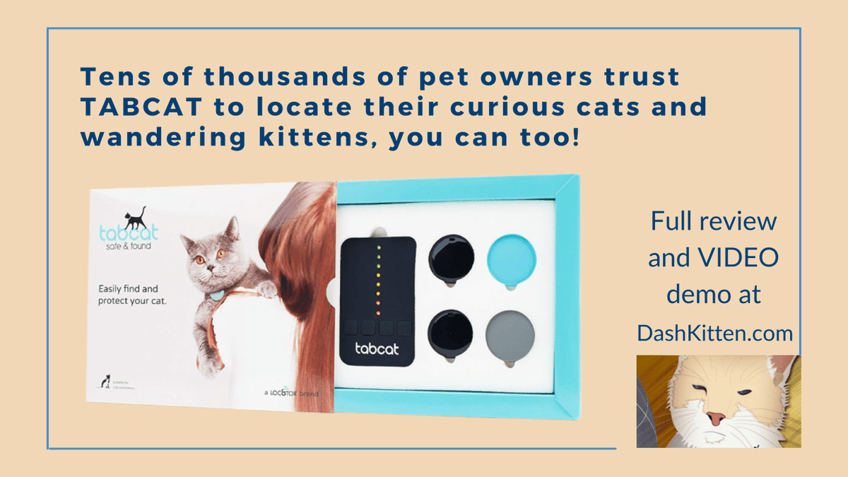 whskr's tweet photo. Does your cat go AWOL sometimes? Refuse to come in from the garden? This year sees new improvements to the Tabcat Tracker to make your cat easier to pinpoint with precision! Check my review and YES my cats use Tabcats!!  #tabcat #cattracker #sponsored😺 https://t.co/ty1iiNdpQP https://t.co/vhzyJHWFqZ