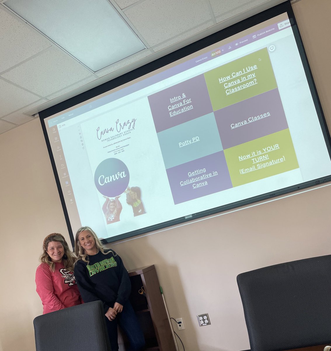 Come see us today at Wallace for Canva Crazy! <a href="/amberjstrause/">Amber Joelle Strause</a>