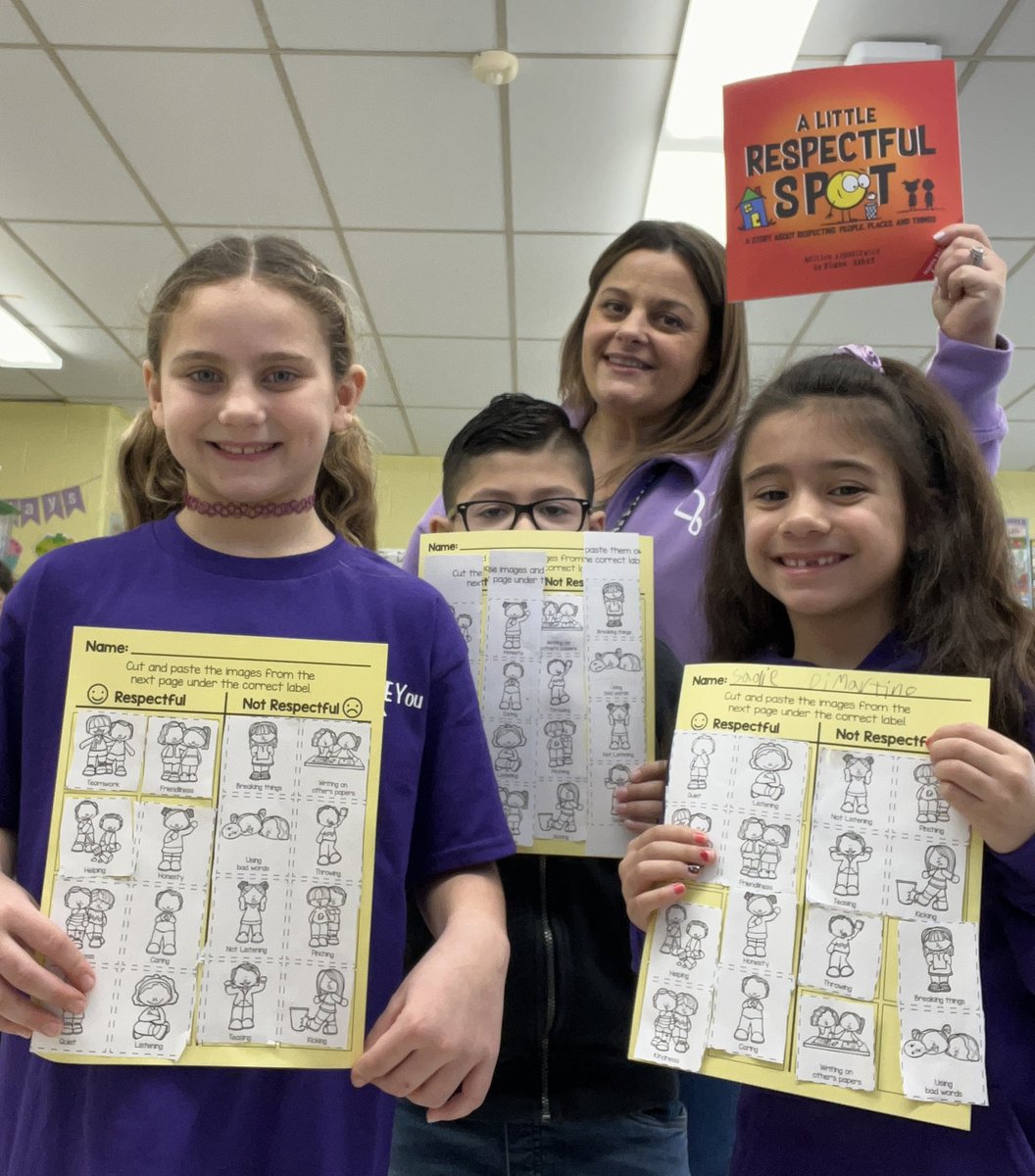 Respecting People, Places &amp; Things 🌟💙💛#SEL #WIProud <a href="/wicounselors/">West Islip Counseling</a>