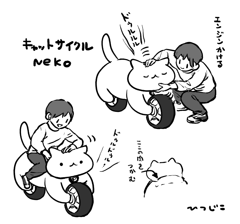 らくがきキャットサイクル 
