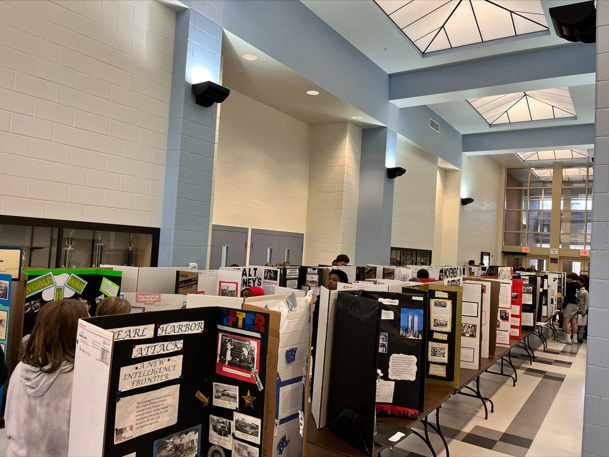 History Fair was a great success at CMS! Several excellent entries in all categories.