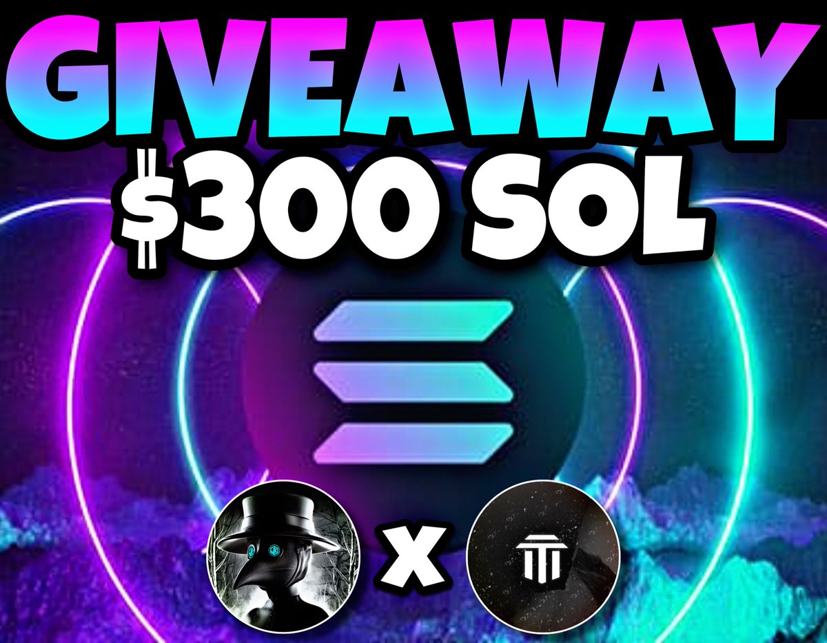 💸🎁 INSANE $300 GIVEAWAY 🎁 💸

🥇$300 #SOL 

1️⃣ Follow <a href="/0xJK7/">JҜ7</a> <a href="/TemploPodcast/">Templo</a> 

2️⃣ Like, RT &amp; Tag 2 Friends👥 (more tags more chances)

⏰FA$TTTT 

🚀 #NFTs #Solana #BTC    #NFTGiveaway #SolanaNFTs #NFTCommunity 🚀