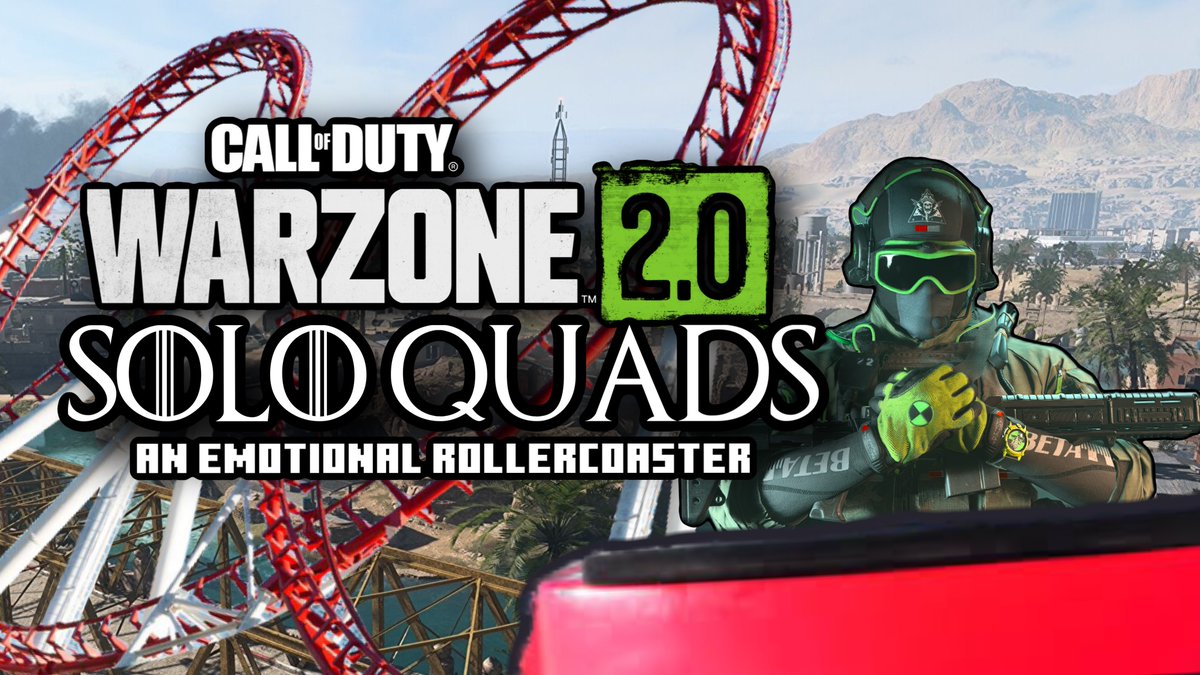 DRSADISCIPLES's tweet photo. Hold on tight! This solo #Warzone quads match is a wild ride 🎢 If we hit 10 retweets, I'll unleash this craziness early over on YouTube 🚀🔥🎮 
#CODWarzone #SoloSquadGoals #GamingCommunity #VideoGameHighlights https://t.co/ZUC3artOh0