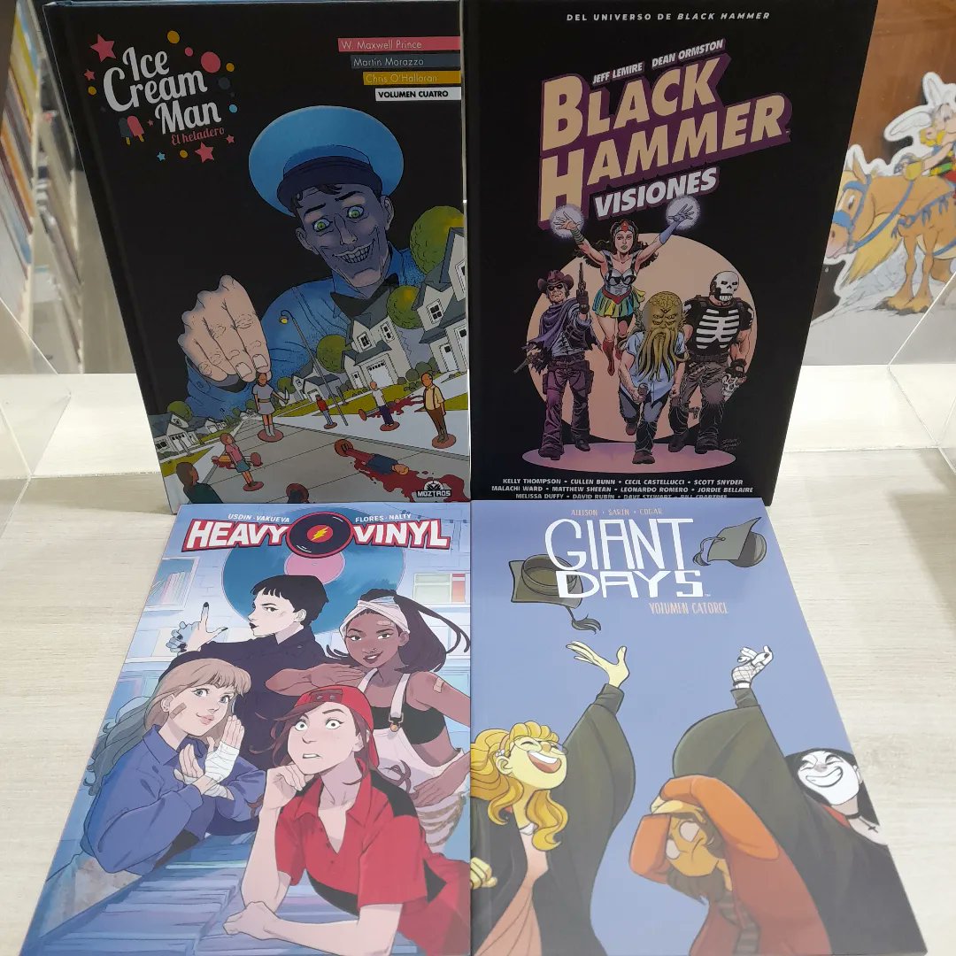 AsteriaComics's tweet photo. Novedades @PaniniComicsEsp @Astiberri @EsMoztros @Fandogamia
#asteriacomics #paninicomicsespaña #astiberriediciones #moztros  #fandogamia #giantdays #blackhammer #icecreamman #bibliotecamarvel #musthave #loscuatrofantasticos #thor #ironman #tiendadecomics https://t.co/ihNazYMSJj