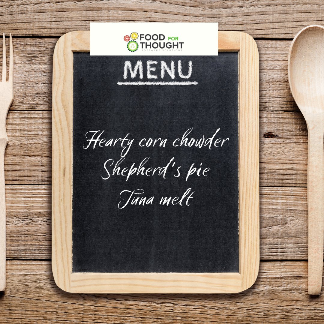 Hearty corn chowder, tasty shepherd's pie and delicious tuna melts are just some of the lunches available this month at Kings County Academy. We helped automate their ordering process with our software and the PTA runs the school lunch program. A partnership made in heaven!