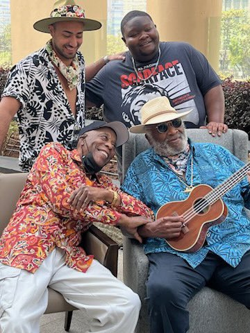 Enjoying the @MahindraBlues Festival! Hanging with <a href="/TheRealBuddyGuy/">Buddy Guy</a>, <a href="/callmekingfish/">Christone "Kingfish" Ingram</a> &amp; <a href="/ivansinghok/">Ivan Singh</a>