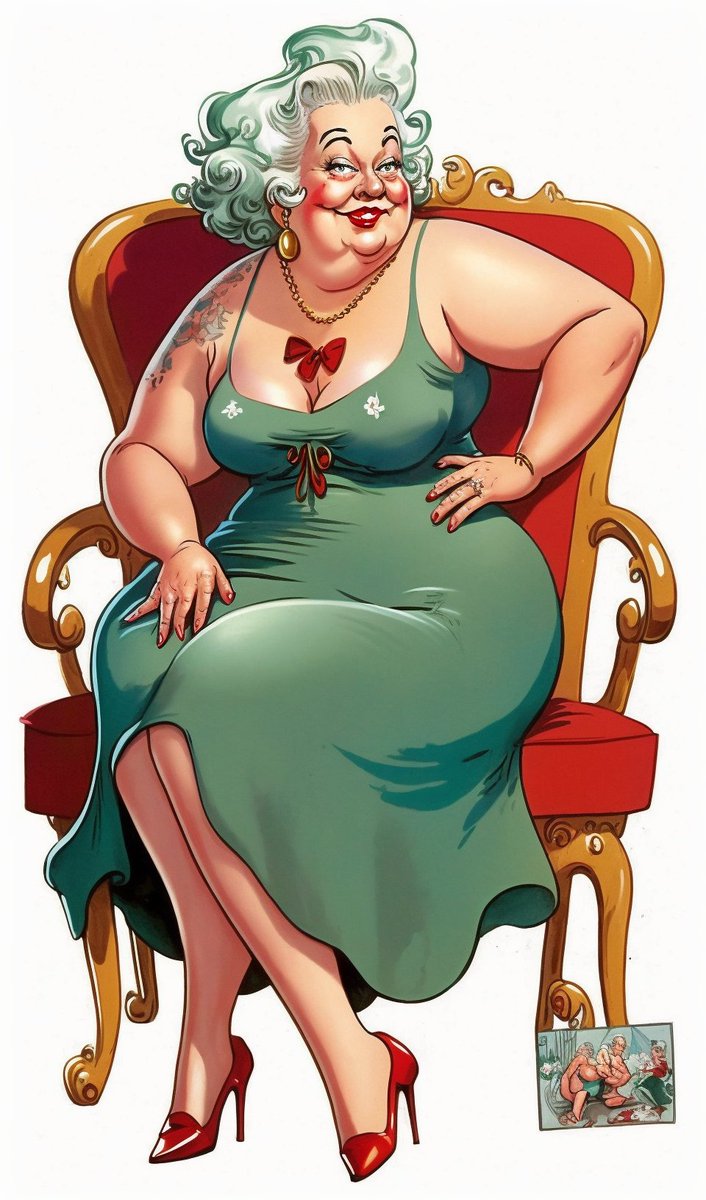 GrandmaFactory's tweet photo. Pin-up Gran! https://t.co/jiVr1SQsdF