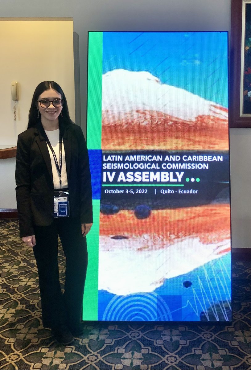 CCEE Ph.D. Cristina Lorenzo-Velázquez recently won a Seismology Society of America Global Travel Grant, which she used to travel Quito, Ecuador, in the fall to participate in the Latin American and Caribbean Seismological Commission IV Assembly.

loom.ly/2rJqR4s
