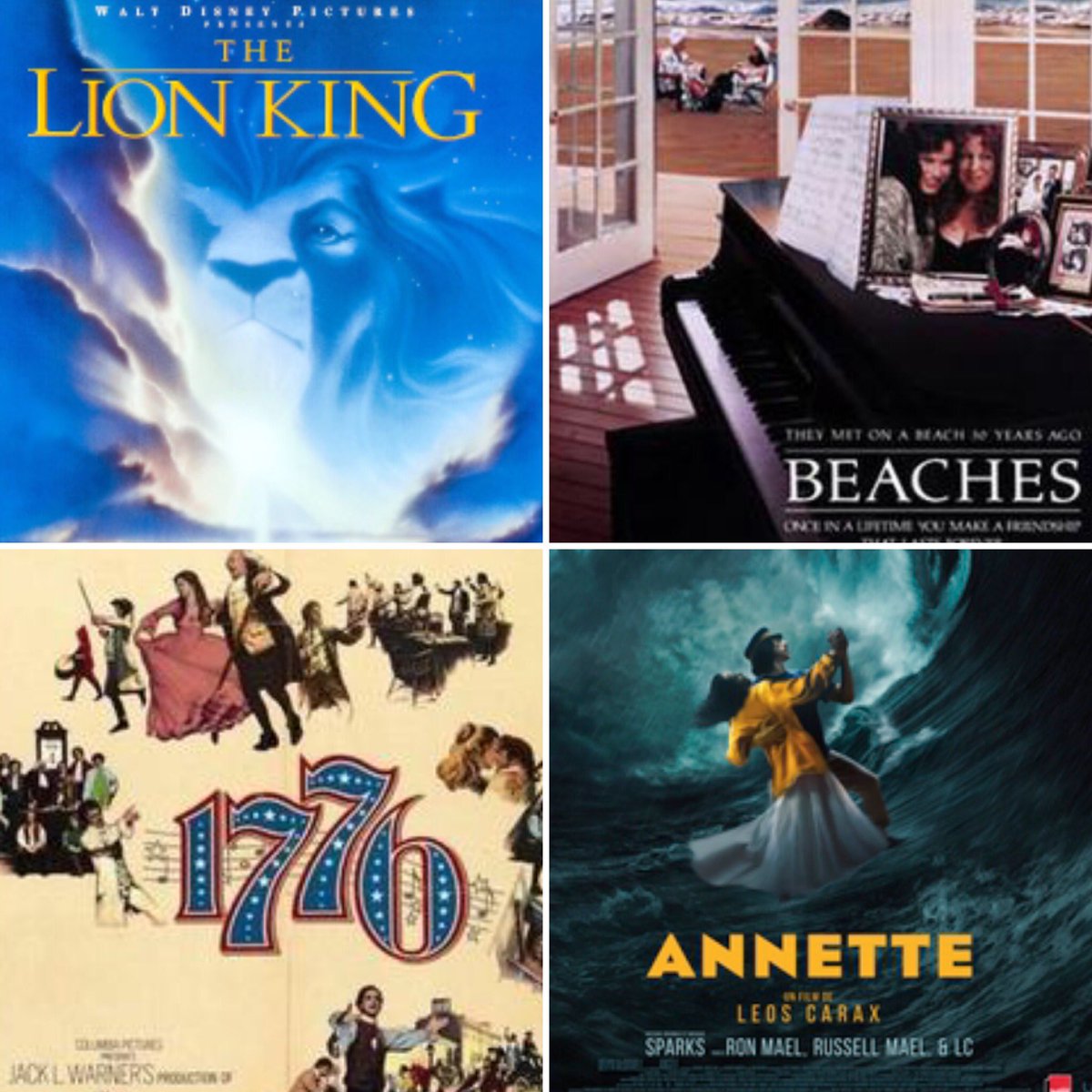 TheatreFlashba1's tweet photo. Here are a few of the Movie Musicals that didn’t quite make our #Top100MovieMusicals #JustOutside https://t.co/8ducMrld2n