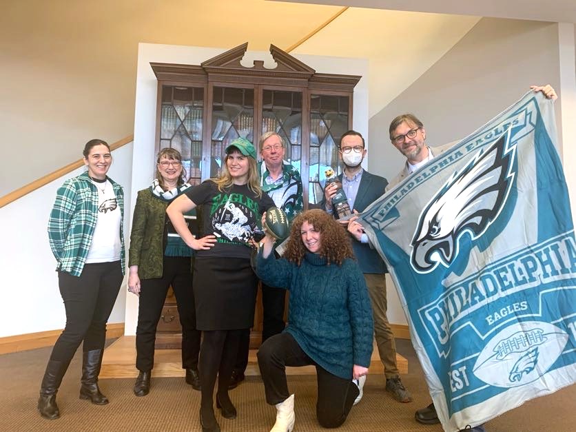 biddlelibrary's tweet photo. Are you ready for the Weekend?! 
#GoBirds
#Eagles
#SuperBowl
#PennCareyLaw https://t.co/2H3g7oO6Hn