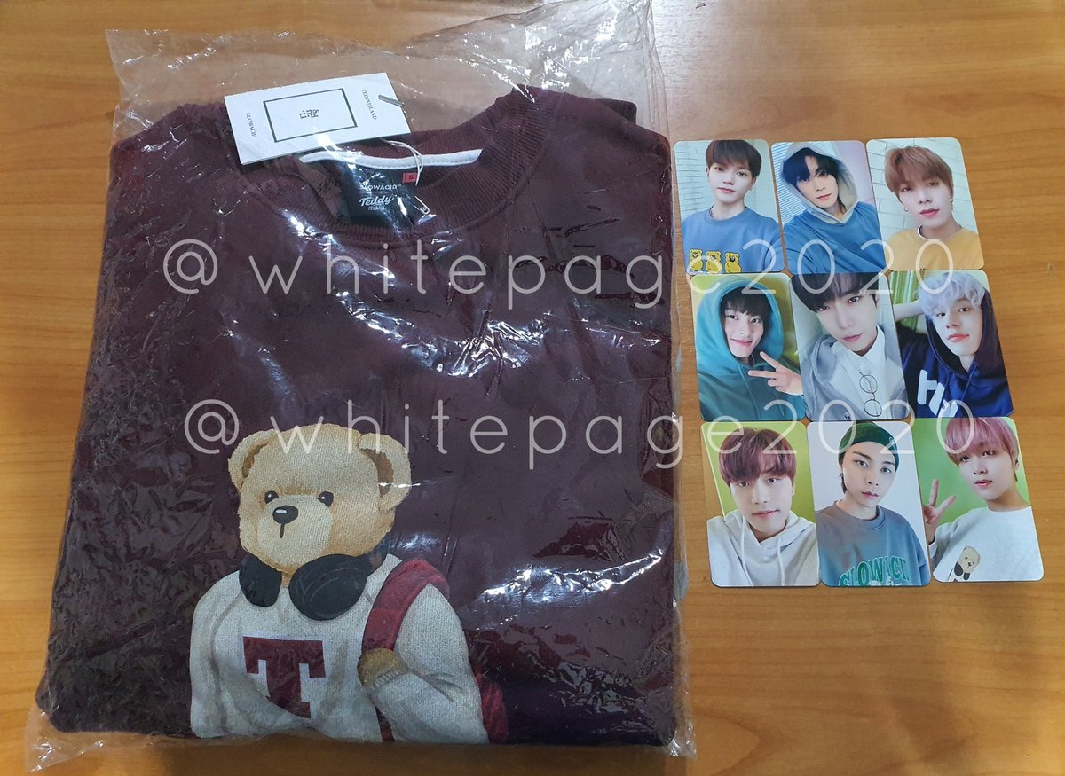whitepage2020's tweet photo. พร้อมส่งในไทย 🌸

NCT 127 x Slowacid &amp; Teddy Island
Sweater size S (ยังไม่แกะ)
ได้การ์ดพิเศษ 9 ใบ ครบเมม

💵 2,390.-
📮 Free EMS
มี 2 เซ็ต

สนใจรับ DM ค่า 😊 #ตลาดนัดnct #ตลาดนัดnct127 #ตลาดนัดnctdream #ตลาดนัดอซท https://t.co/MEsSV1E5M6