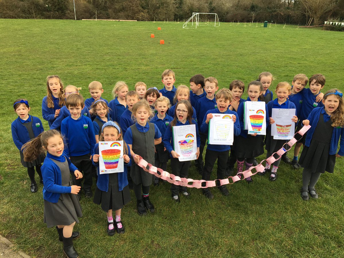 thedellschool's tweet photo. Year 2 really enjoyed filling their buckets full of happiness and making our class chain for #childrensmentalhealthweek.   #healthyconfidentindividuals https://t.co/S78aWUJDA6