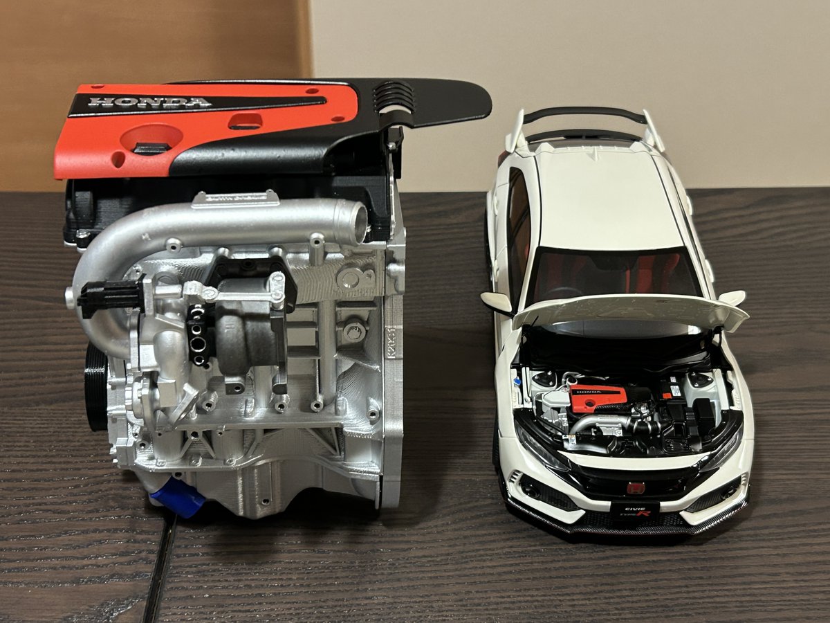 Graphite_One's tweet photo. 1/4 K20C1(dbsWORKS)& 1/18 CIVIC TYPE R FK8 2017(AUTOart)
#FK8 #civictyper #シビックタイプR #dbsWORKS https://t.co/ND1AGeTvjy