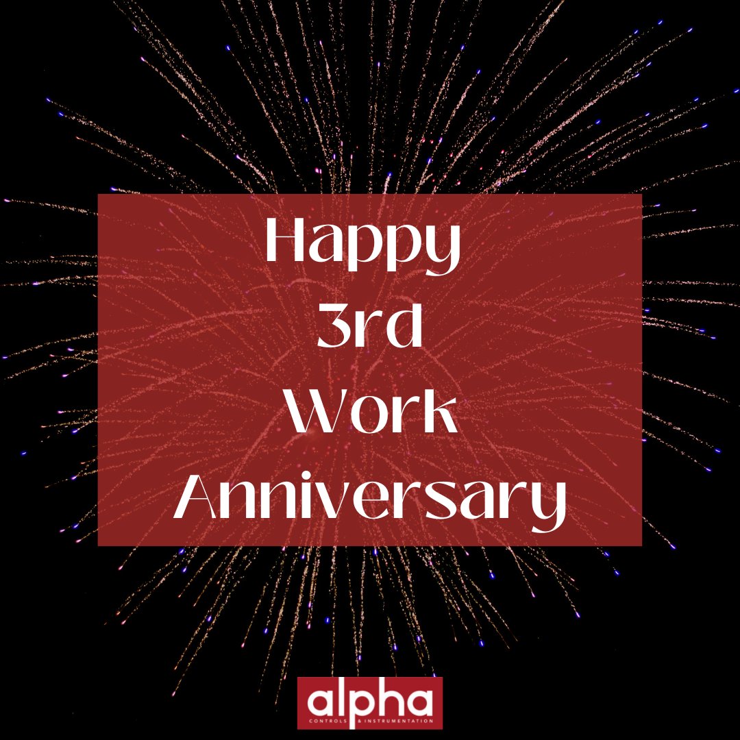 Alpha_Controls's tweet photo. We have a work anniversary to celebrate today! π
Cheers to celebrating 3 years with us Sree! We are proud to have you on our team.
#alphacontrols #instrumentation #employeeappreciation #staffrecognition #officeculture #workanniversary #workiversary #employeerecognition https://t.co/SbTc40f0GM