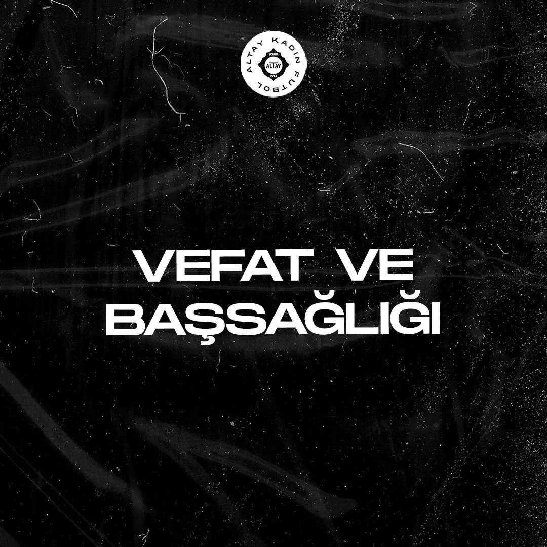 Altaykdnfutbol's tweet photo. Onvo Hatayspor Kadın Futbol Takımı Futbolcusu Verda Demetgül ve Şanlıurfa Gençlik Kadın Futbol Takımı Antrenörü Mustafa Abak'ı yaşanan deprem felaketinde vefat ettiği haberini derin bir üzüntüyle öğrenmiş bulunmaktayız. https://t.co/hMiUZTndfi