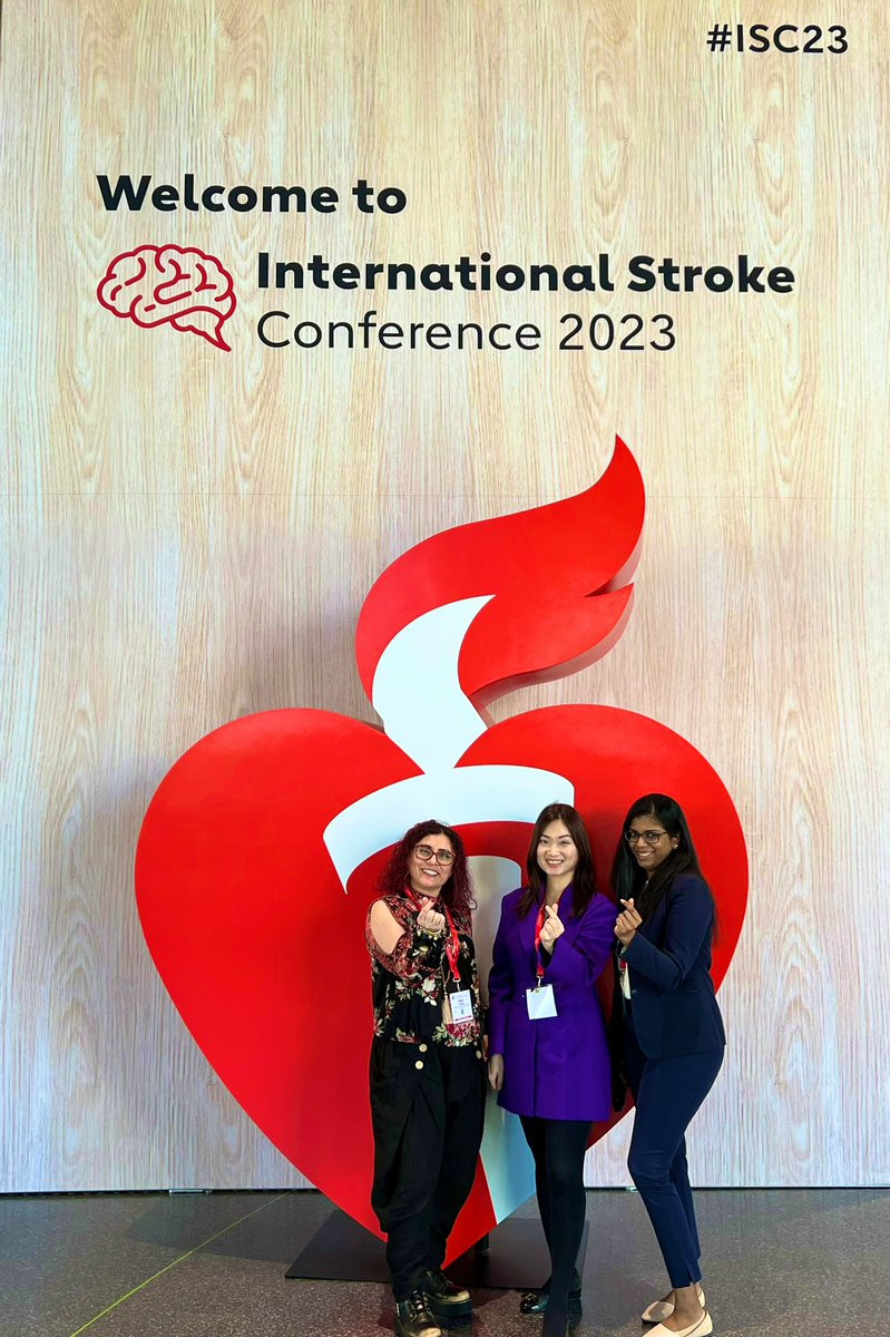 We are proud to share the representation of our <a href="/NeuroUky/">UKentucky Neurology Residency</a> residents <a href="/ThienThanhNgu15/">ThienThanh Nguyen, MD</a> <a href="/elifpinarca/">Pinar Coskun, MD</a> <a href="/YasodaraPriyad1/">Yasodara Priyadharsini Senthamarai Siddharthan</a> at the #ISC2023 🧠💙
