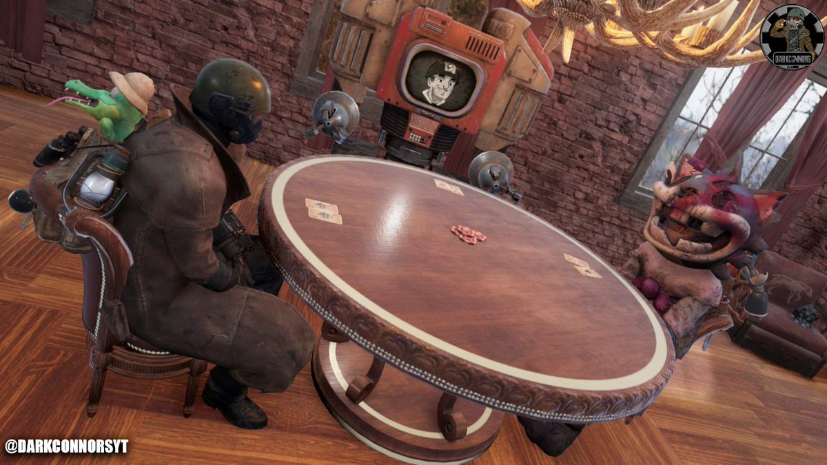DARKCONNORSYT's tweet photo. La verdad es... Que el juego estaba amañado desde el principio.🃏
#Fallout76 #F076 #Fallout #Fallout76photomode #fallout76photography https://t.co/9EayMLrdGH