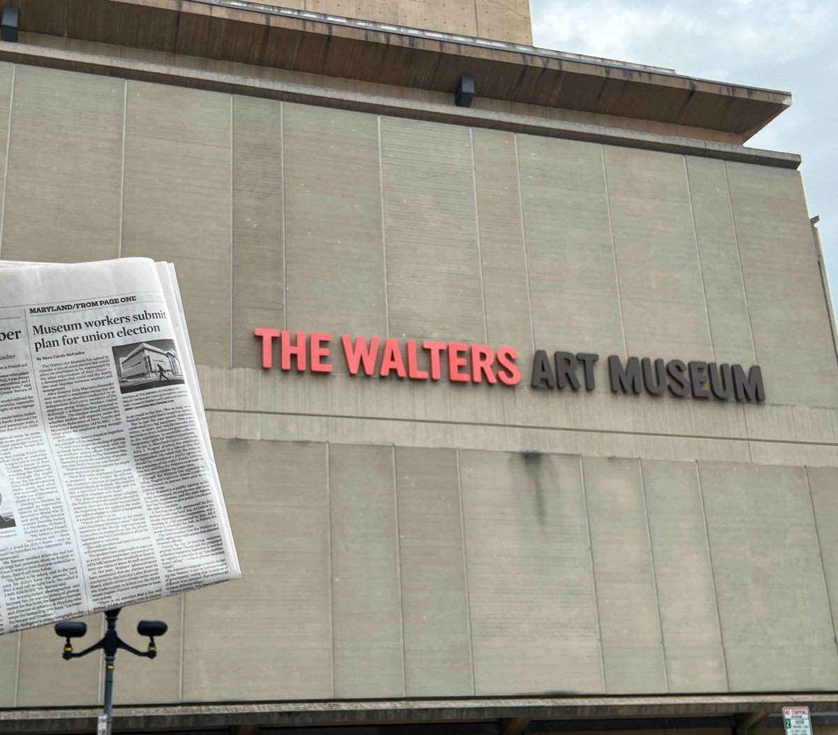 Check out the @baltimoresun ‘s coverage of recent progress in our campaign, including our collective bargaining legislation and the election proposal we delivered to our museum director last week. 

#WaltersWorkersUnited #waltersartmuseum #unionpower #baltimoreisauniontown