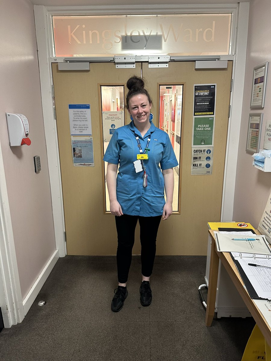 clinedkatie's tweet photo. This afternoon I visited Jo on @Kingsley_ward. Jo is beginning her trainee nursing associate journey &amp; is already clear to see she is a kind, compassionate, caring and considerate individual. I can’t wait to work alongside Jo for the next two years and be part of her progression https://t.co/fkAJdQx7NN