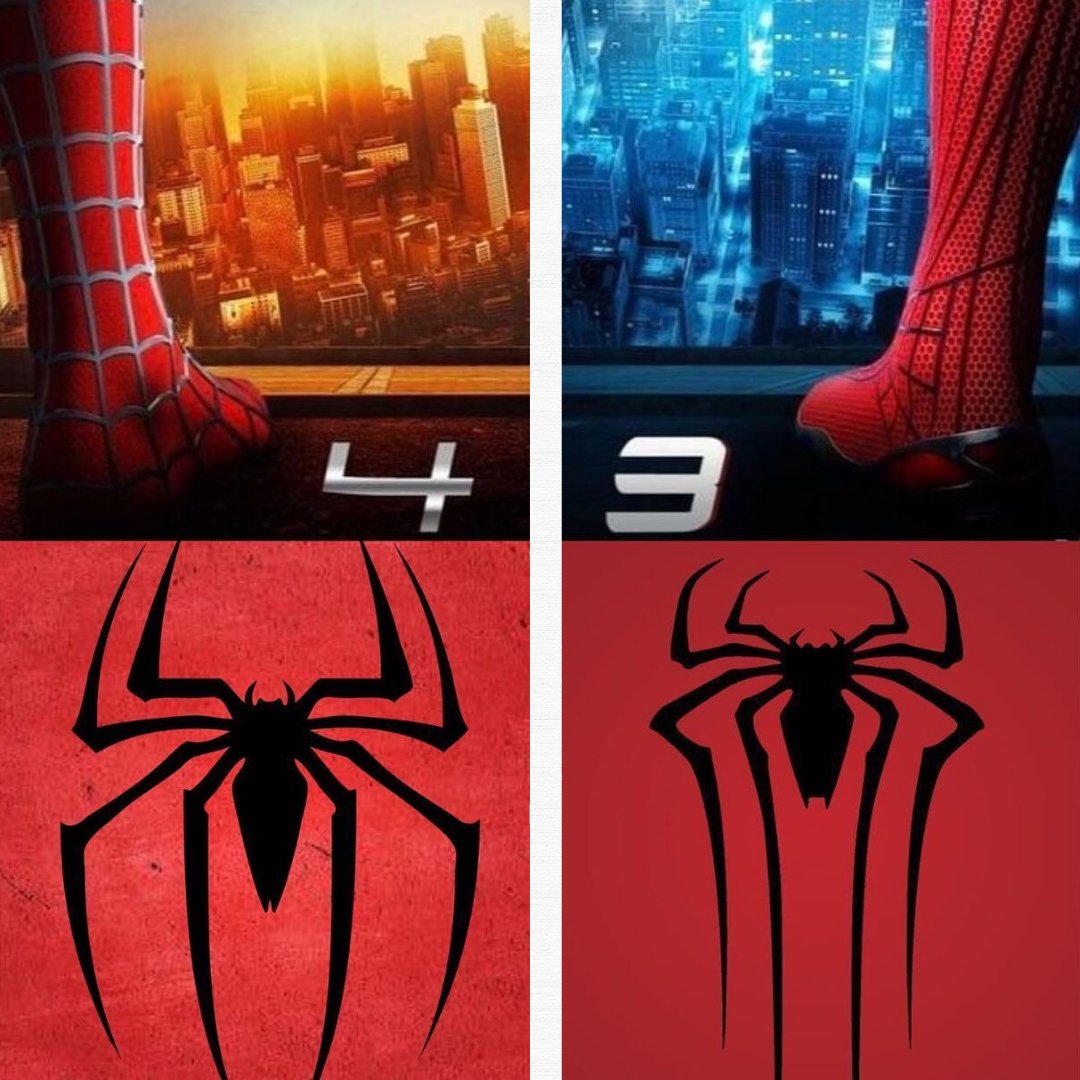 PotterTalkShow's tweet photo. Choose Between Two ?
.
Like ❤️ Tobey Maguire SpiderMan 4
Retweet 🔁 The Amazing Spider-Man 3
.
#SpiderMan4 #TheAmazingSpiderMan3 #MakeTASM3 #PotterTalkShow https://t.co/cZAzQvCIUb