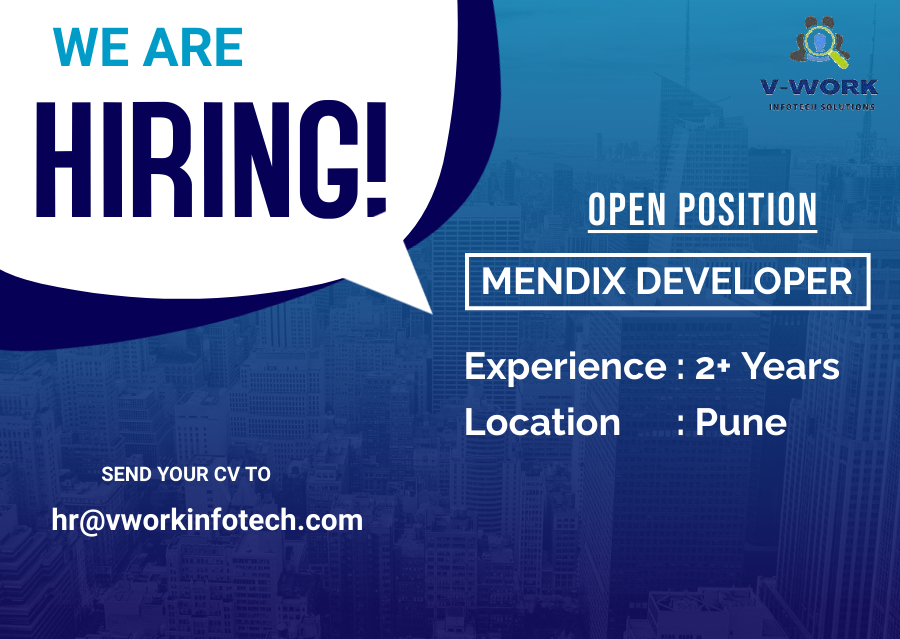 VworkInfotech's tweet photo. @VworkInfotech 
#mendixdeveloper #mendix https://t.co/Fhp5ig0pxy