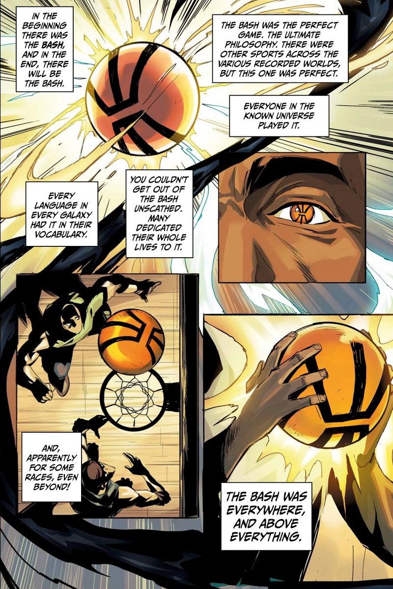ComicsTitan's tweet photo. Orders due Mon Feb 13th! BASH! - an original graphic novel from NBA star @rudygobert27 (W), @vncserrano (A) - perfect for basketball, sci-fi, and sports fans! 

🏀On sale: Mar 8

US @PREVIEWSworld:  https://t.co/3OaYxGnW8e
UK/Europe @ForbiddenPlanet: https://t.co/eF5z9dH80n https://t.co/7n2mp9SBM8
