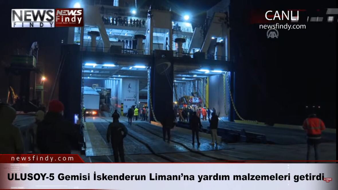 Ulusoy-5 isimli gemimiz yardım malzemesi götürmek için 12.02.2023 Pazar günü saat 18:00'da Çeşme'den İskenderun'a hareket edecektir.
ulusoysealines.com
youtu.be/MlrAgZ1D0gk
<a href="/UABakanligi/">T.C. Ulaştırma ve Altyapı Bakanlığı</a> <a href="/UmkeIzmir/">İzmir Umke</a> <a href="/AFADBaskanlik/">AFAD</a> <a href="/izmirbld/">İzmir Büyükşehir Belediyesi</a> #deprem