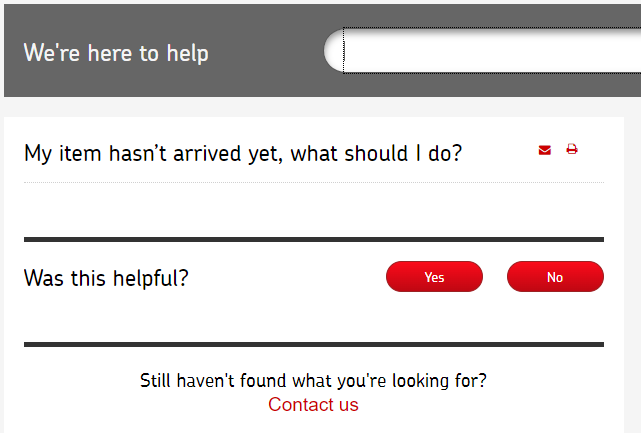thatssomike's tweet photo. Hey @RoyalMail your Help section could do with a bit of clarity on this section https://t.co/TMDx4p4kuG