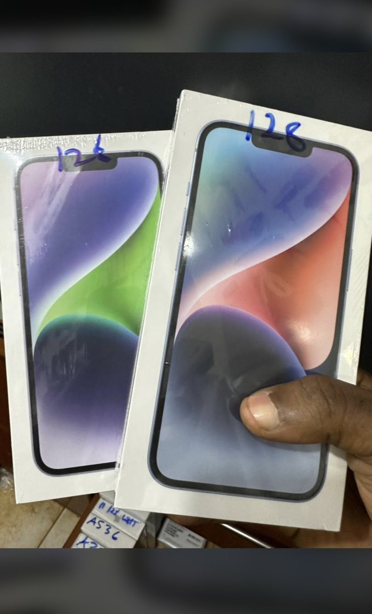 Gagdet Yo 📱💻 (@gajetyo) on Twitter photo iPhone 14. Available in 128 & 255gb
✅✅Available in Single and Dual sim
Curtsey of <a href="/gajetyo/">Gagdet Yo 📱💻 </a>
☎️ 0759482307/ 0776546862
<a href="/Shifframarvins1/">Shifframarvins🧕</a> iPhone 14. Available in 128 & 255gb
✅✅Available in Single and Dual sim
Curtsey of <a href="/gajetyo/">Gagdet Yo 📱💻 </a>
☎️ 0759482307/ 0776546862
<a href="/Shifframarvins1/">Shifframarvins🧕</a>