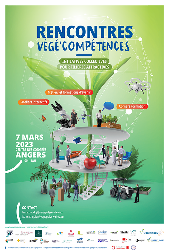 VEGEPOLYSVALLEY's tweet photo. [Journée concertation Végé'Compétences]
5 thèmes pour vos ateliers
➡️compétences de demain
➡️professionnaliser les candidats
➡️attractivité des formations &amp; métiers
➡️former en continu
➡️dynamiques innovantes entre ets de formation &amp; acteurs économiques
👉https://t.co/78Jnd52Yva https://t.co/R4f48QcghD